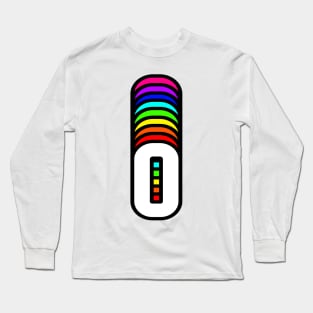 Rainbow Letter, O Long Sleeve T-Shirt